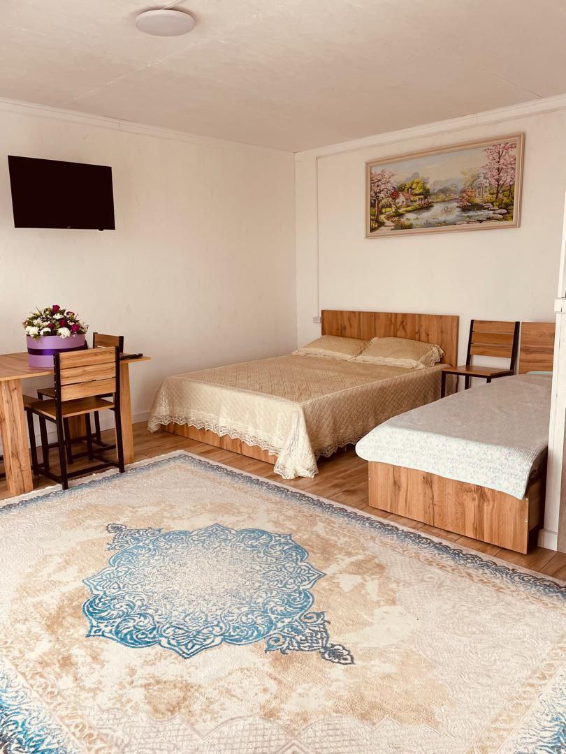 Пирс и закат на Иссык-Куле